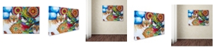 Trademark Global Oxana Ziaka 'Mandala Cats' Canvas Art - 24" x 18" x 2"